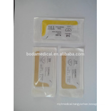 natural absorbable raw surgical sutures with needles